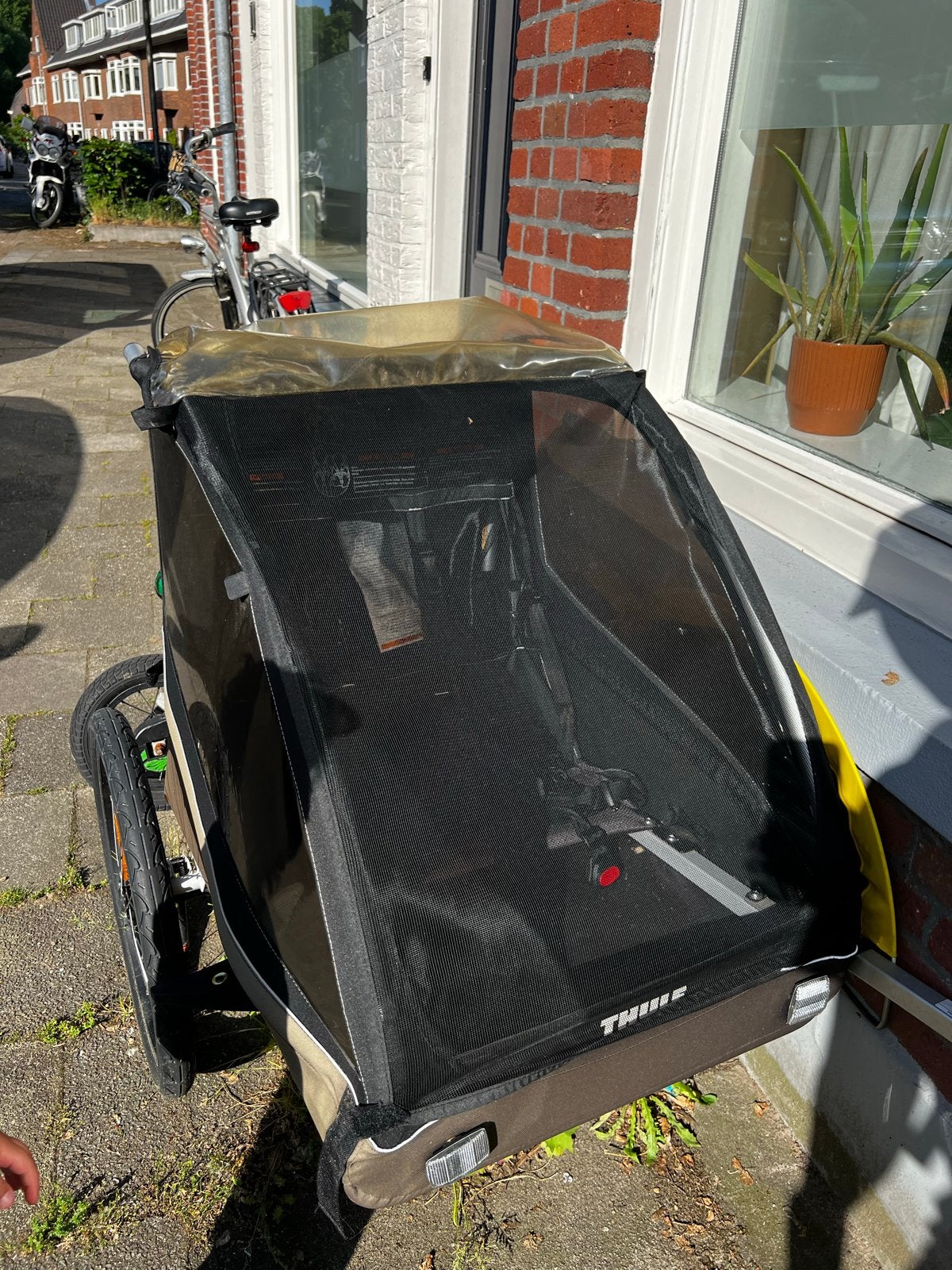 Thule Coaster XT Fietskar - Kinderkar, Ophalen, Gebruikt, Opvouwbaar, Kinderkar