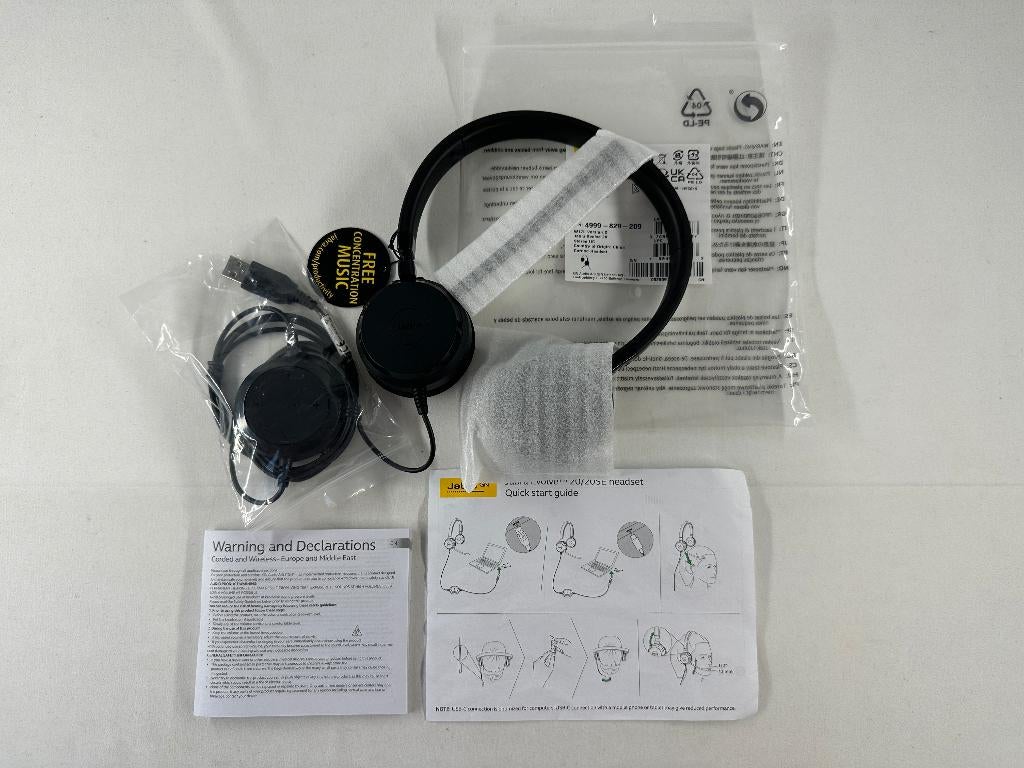 Jabra EVOLVE 20 UC Stereo - Headset NIEUW, Overige merken, Onbekend, Nieuw, Onbekend