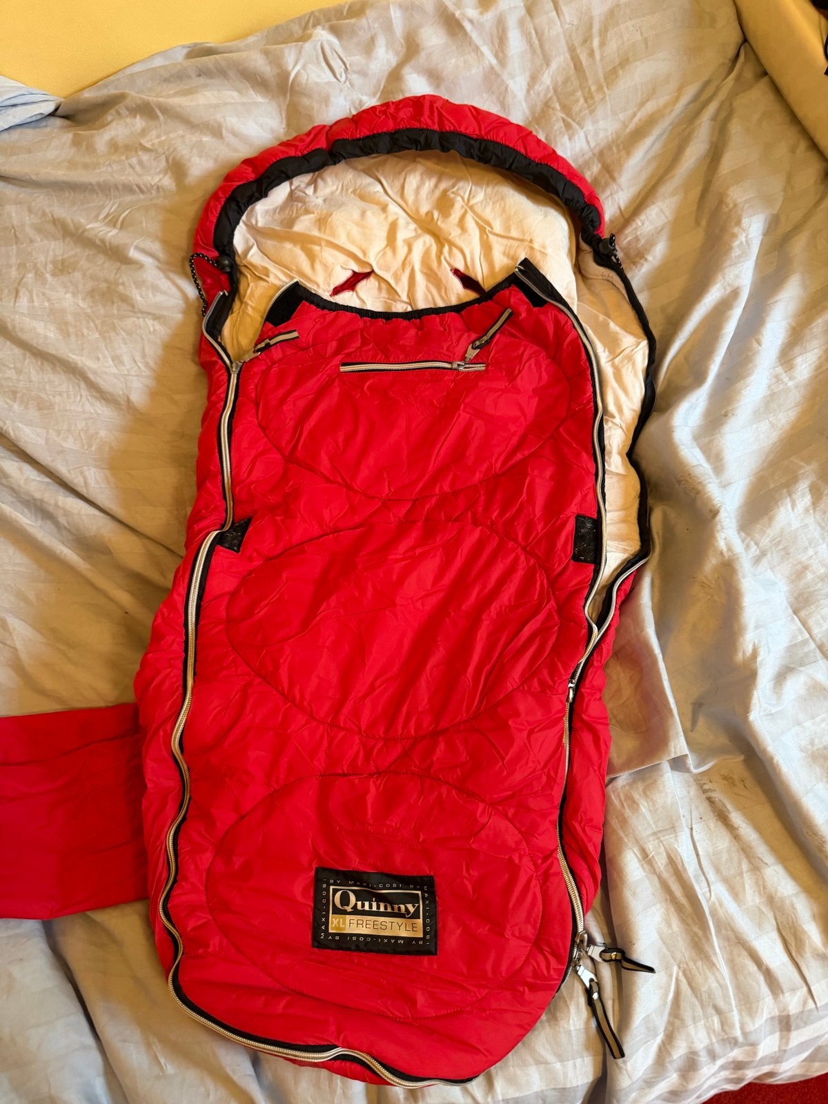 Quinny Freestyle Kinderwagen Buggy Deken Rood, Ophalen of Verzenden, Gebruikt, Kinderwagen, Quinny