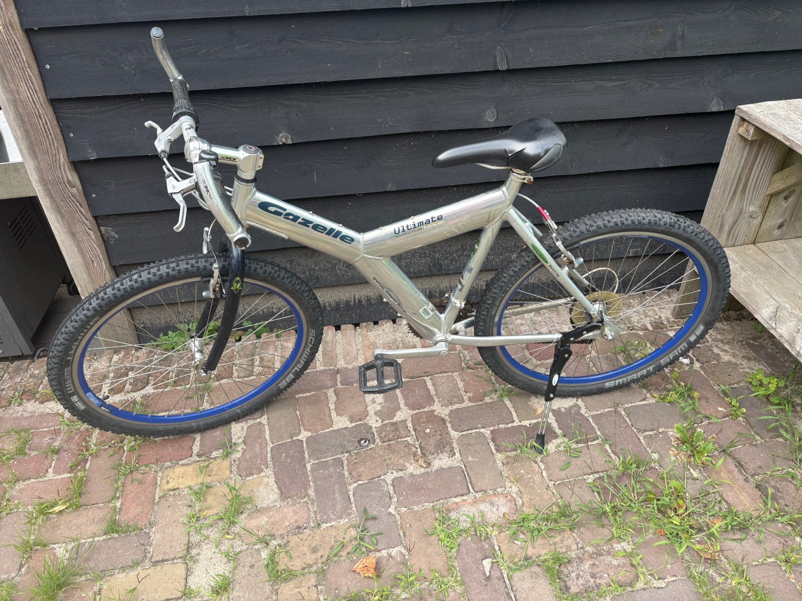 Gazelle mountainbike 26 inch, Ophalen, Gebruikt, 49 tot 53 cm, Geen vering