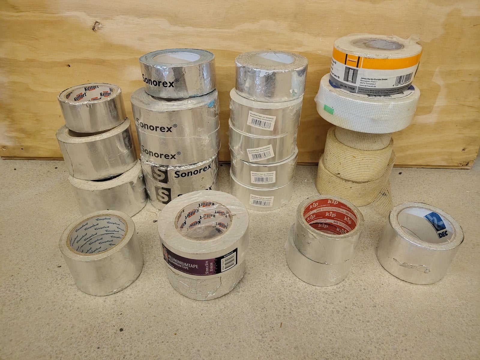 Aluminium tape: diverse typen en diktes, Ophalen, Zo goed als nieuw