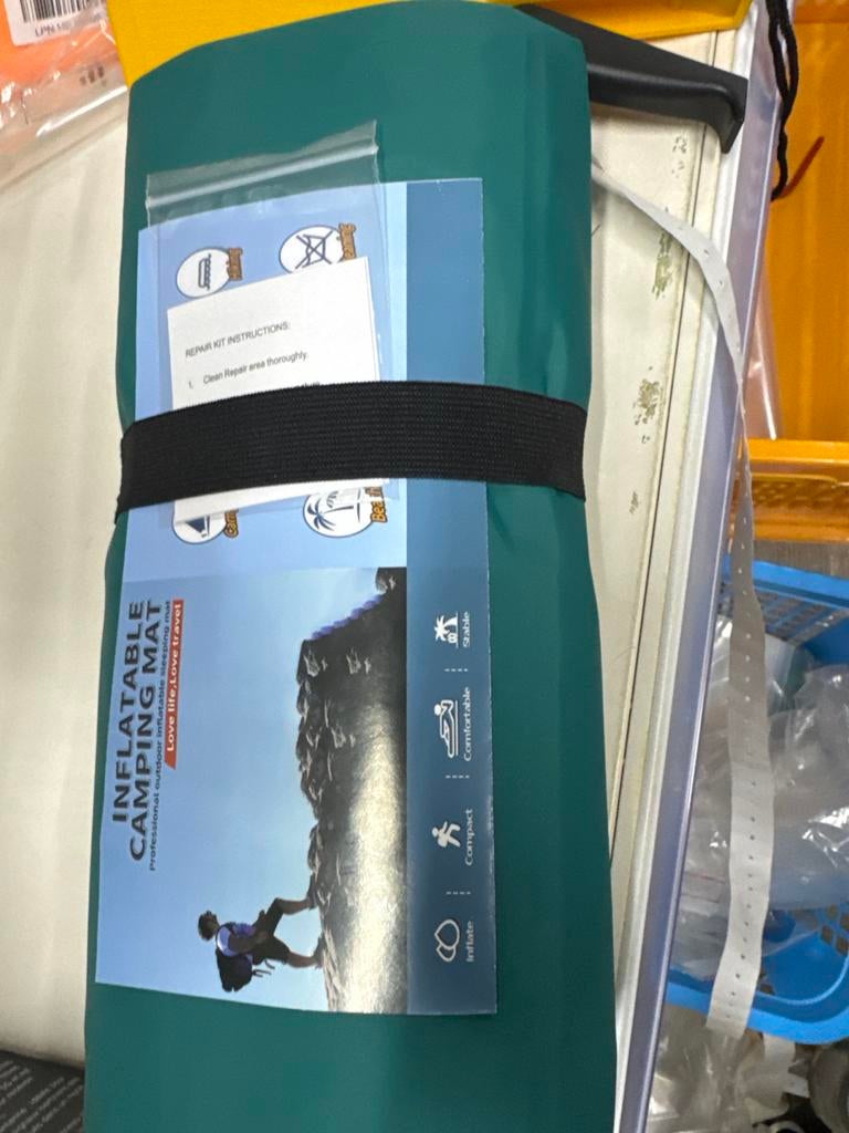 Opblaasbare Camping Mat - Comfortabel en Compact, Caravans en Kamperen, Ophalen of Verzenden, Nieuw, 1-persoons