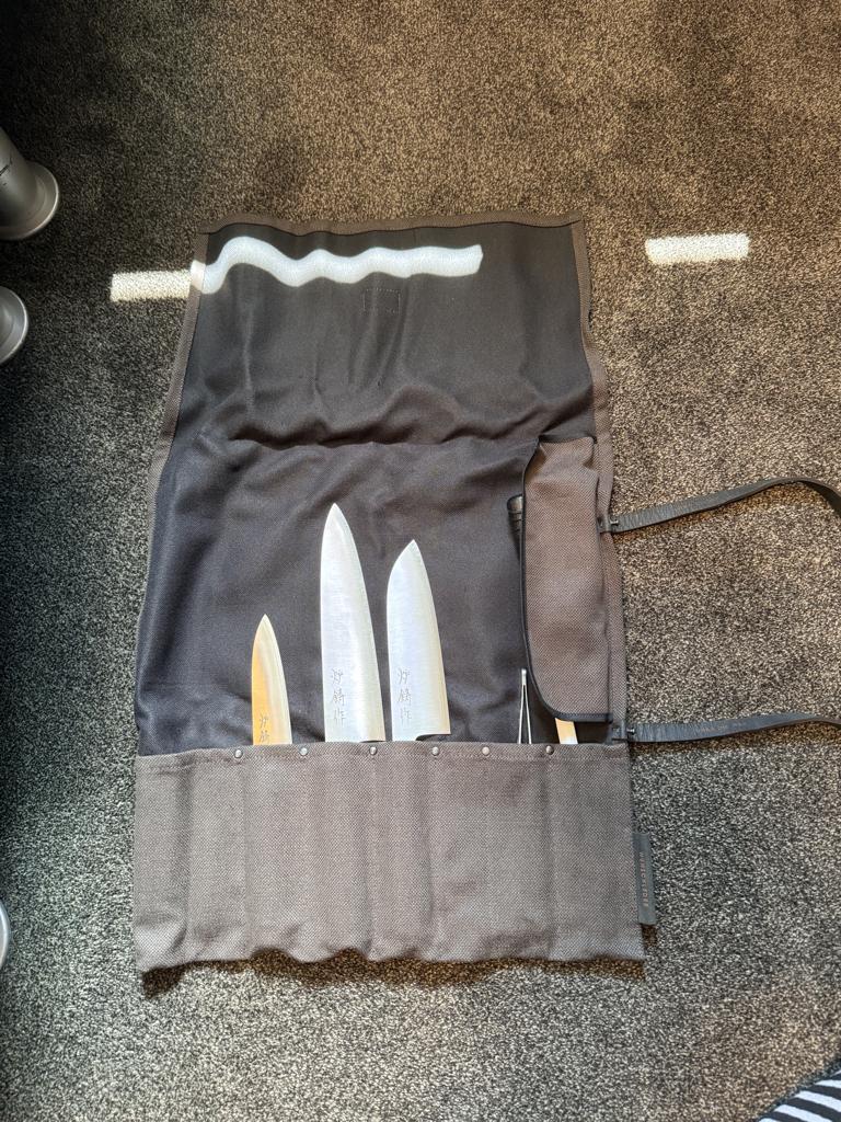 Nieuwe complete Rooij messenset, Ophalen of Verzenden, Nieuw, Overige materialen, Bestekset