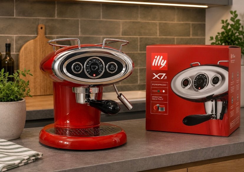 Illy koffiemachine X7.1 nieuw in doos, Witgoed en Apparatuur, Koffiezetapparaten, Koffiepads en cups, Espresso apparaat, Nieuw