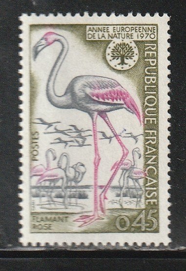 Verenigd Europa 1970 - Frankrijk - Flamingo, Postzegels en Munten, Ophalen, Postfris, Dier of Natuur