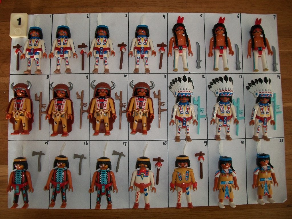 Indianen / Opperhoofd / Medicijnman / speer / vredespijp, Ophalen of Verzenden, Nieuw, Complete set, Figuren