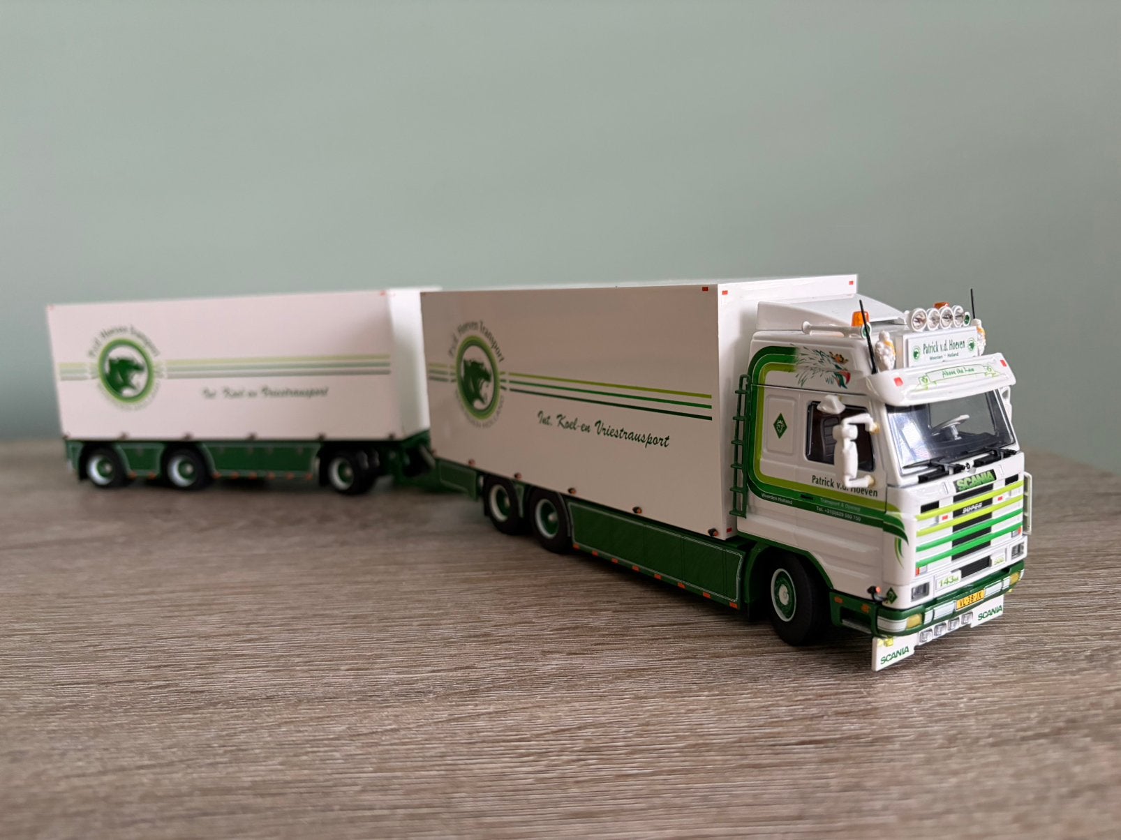 Patrick vd Hoeven 143 Scania combi, Ophalen of Verzenden, Zo goed als nieuw, Bus of Vrachtwagen, Tekno