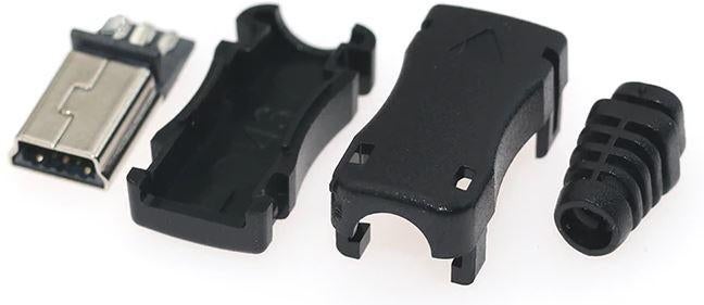 5x Mini USB connector 5pin soldeer baar, Ophalen of Verzenden, Nieuw