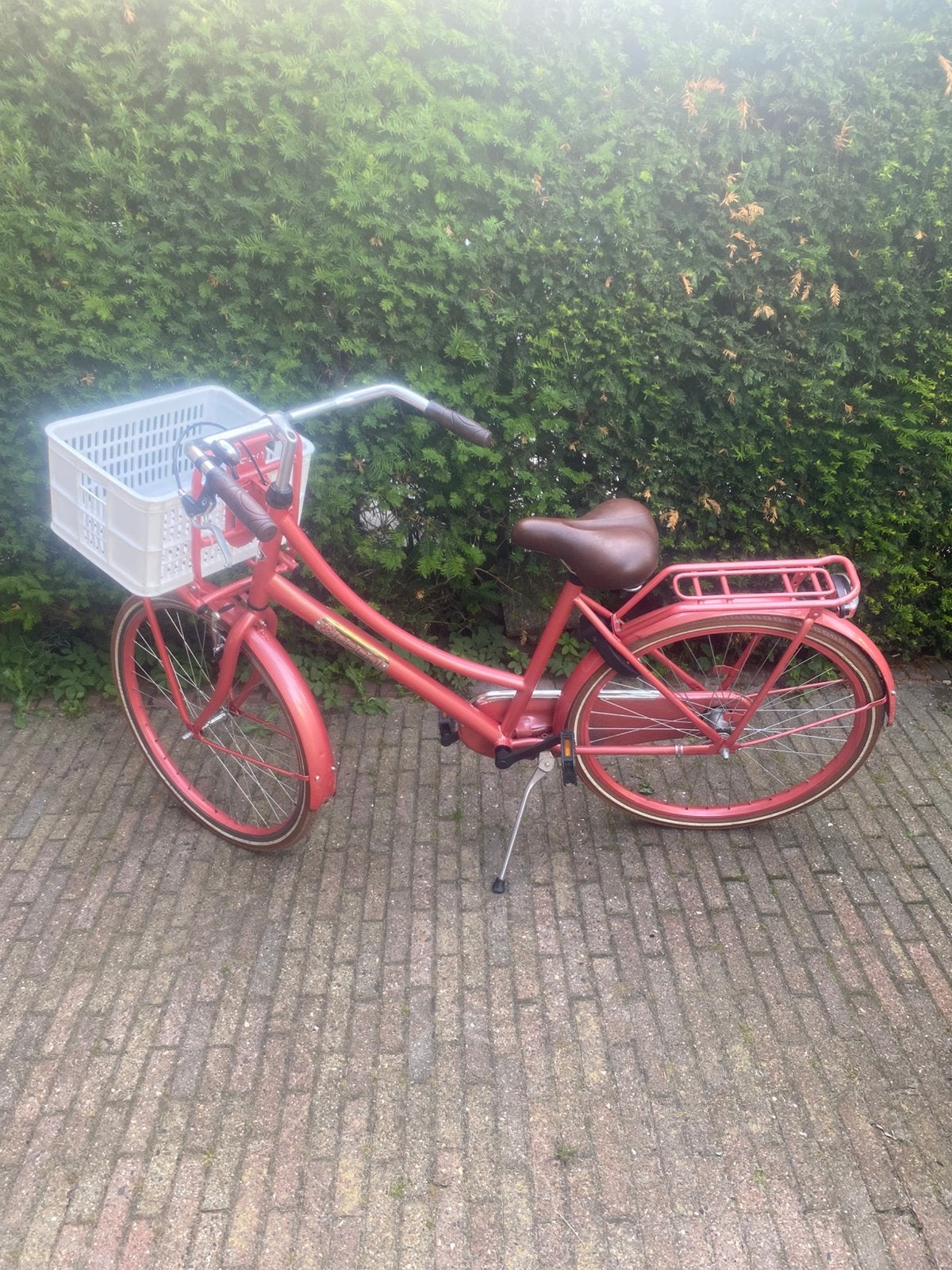 Popal 26 inch meisjesfiets, Terugtraprem, Gebruikt, Handrem, Ophalen