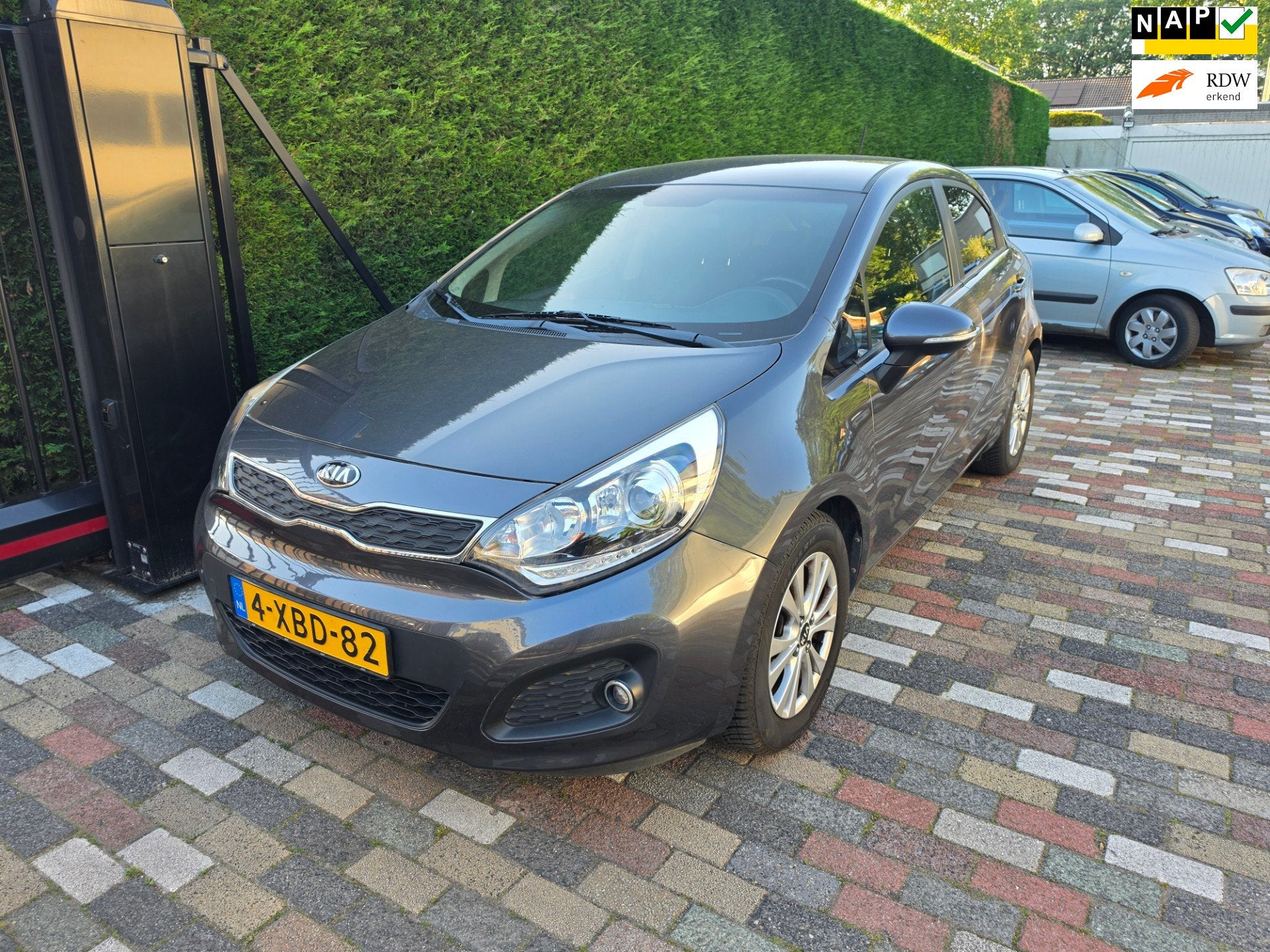 Kia Rio 1.2 CVVT World Cup Edition Plus 2014 Cruise Airco Nw, Auto's, Kia, 4 cilinders, Bedrijf, Handgeschakeld, Rio