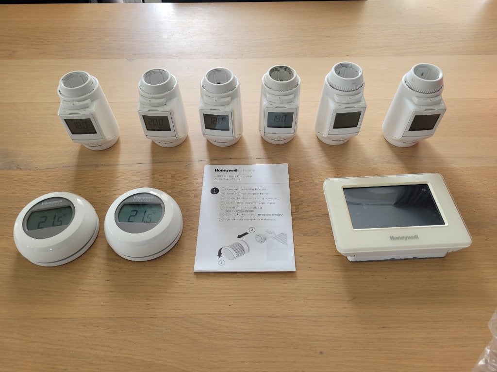 Honeywell Evohome compleet – 6x HR92 + HCE80 vloerverwarming