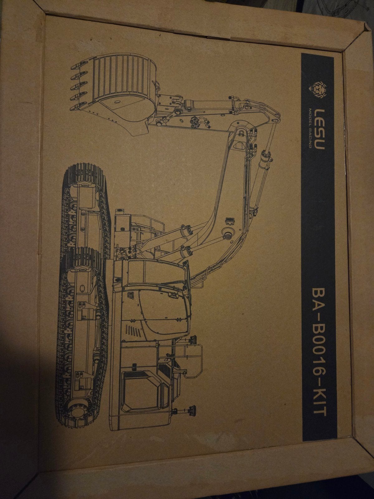 LESU BA-B0016-KIT RC Graafmachine Bouwpakket, Ophalen of Verzenden, Nieuw, Groter dan 1:32, Overige merken