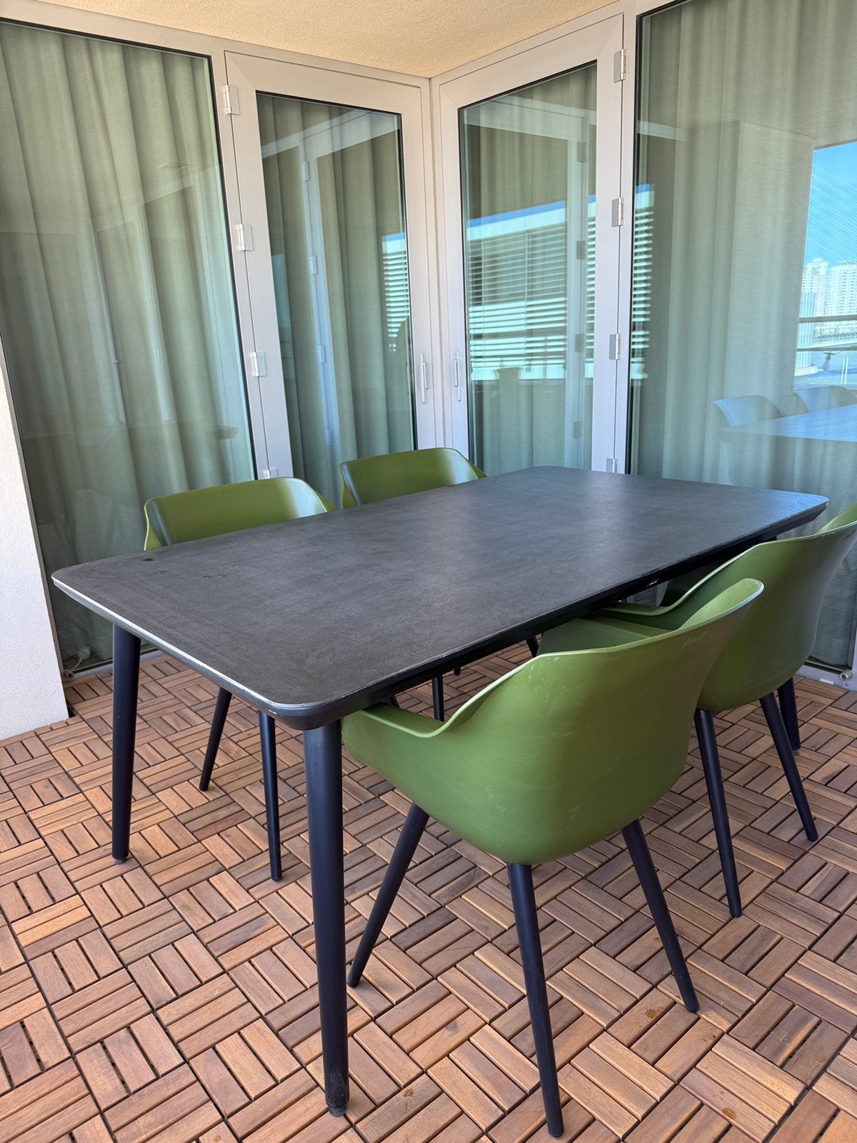 Hartman Sophie Studio dining tuinset 170cm incl kussens&hoes, Ophalen, 4 zitplaatsen, Zo goed als nieuw, Tuinset