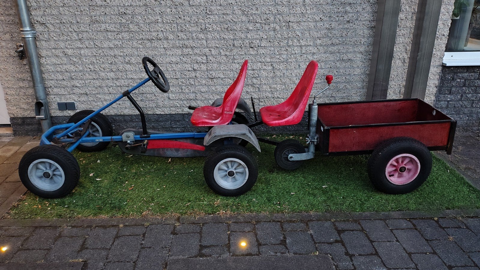 Berg skelter met duozit en kiepkar, Ophalen, Gebruikt, Berg, Duozit