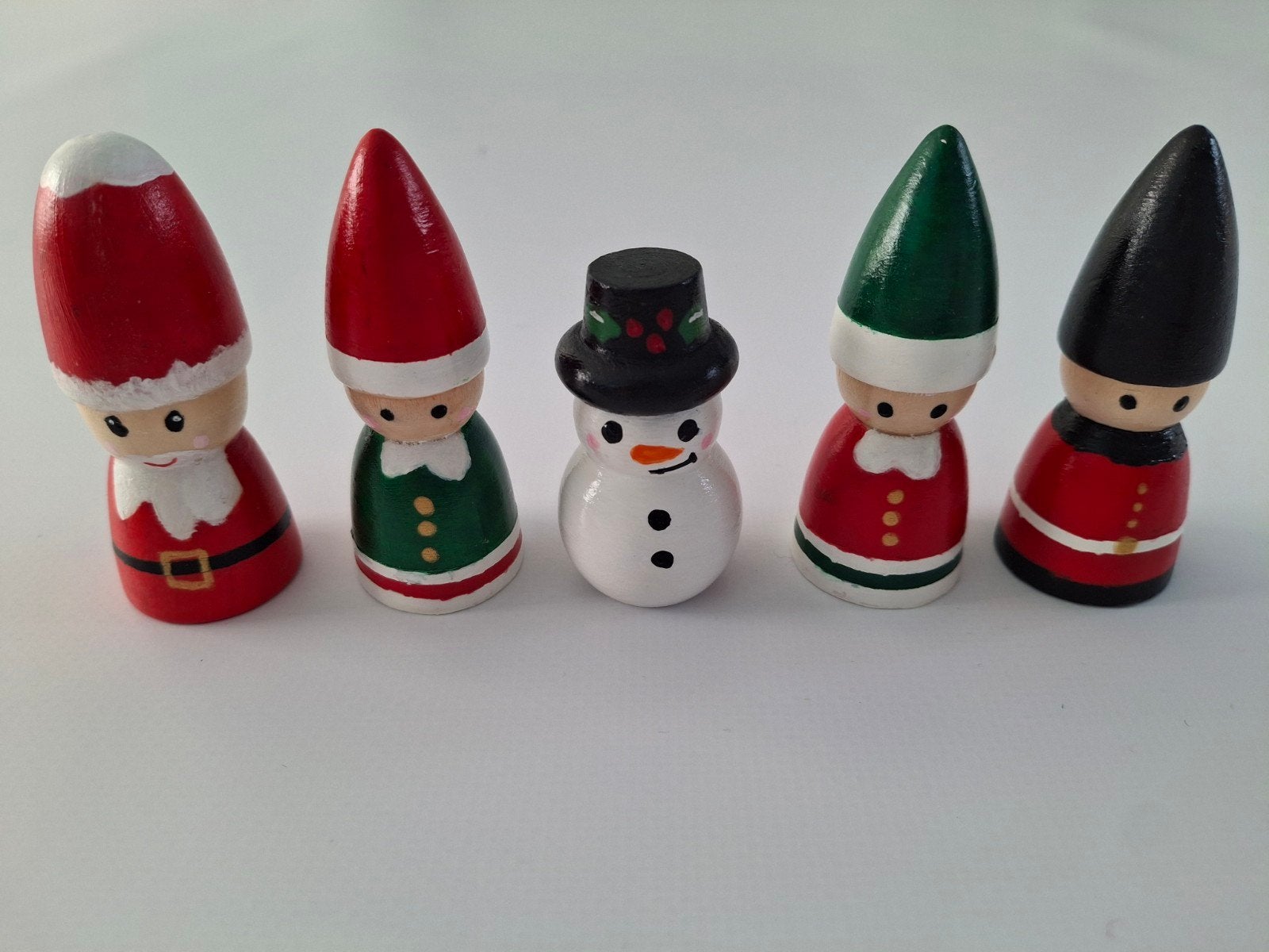 pegdolls 5 kerst figuren, Ophalen of Verzenden, Nieuw