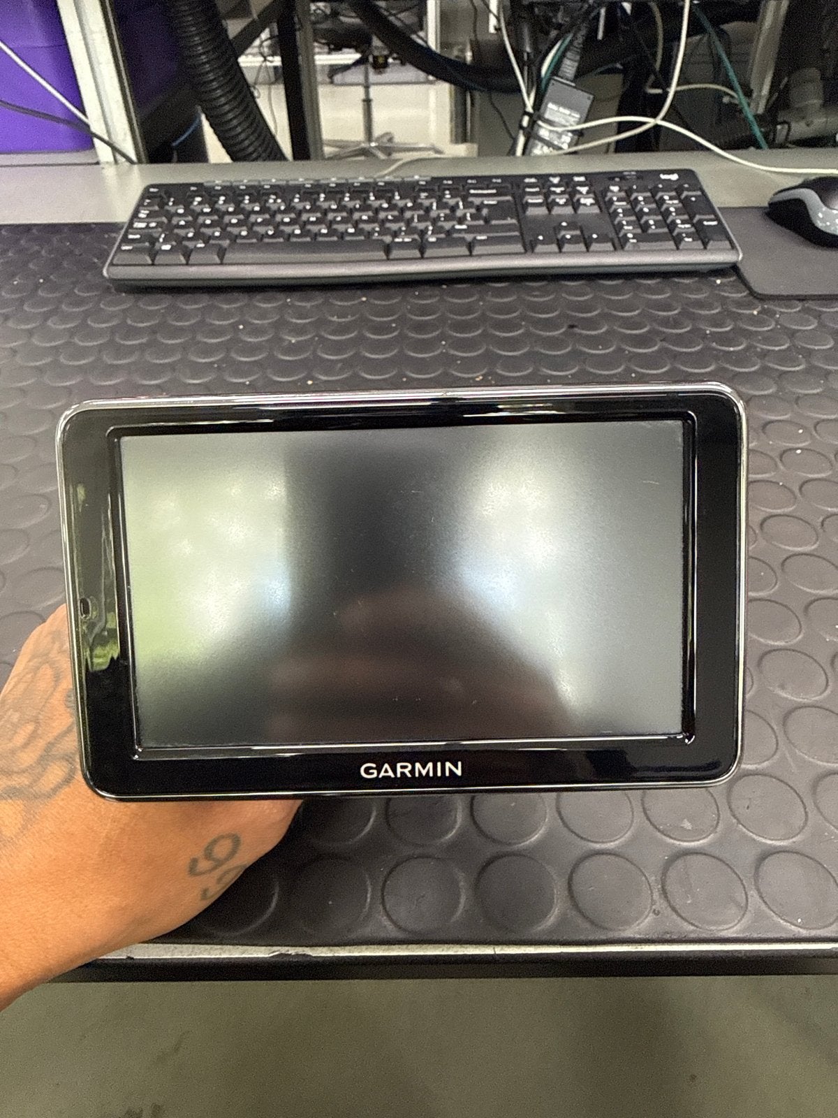 Garmin navigatiesysteem met houder en kabel voor VW up, Auto diversen, Autonavigatie, Ophalen of Verzenden, Gebruikt