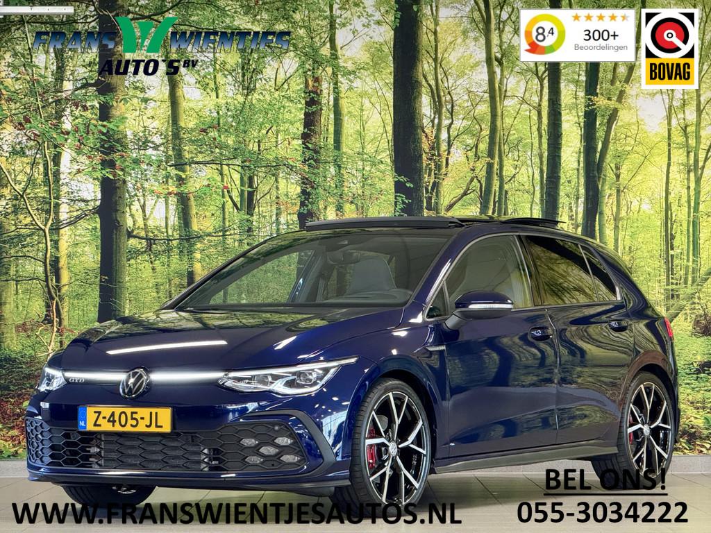 Volkswagen Golf 2.0 TDI GTD | 200 PK! | Panoramadak | Head-U, Auto's, 730 kg, Gebruikt, 4 cilinders, Blauw