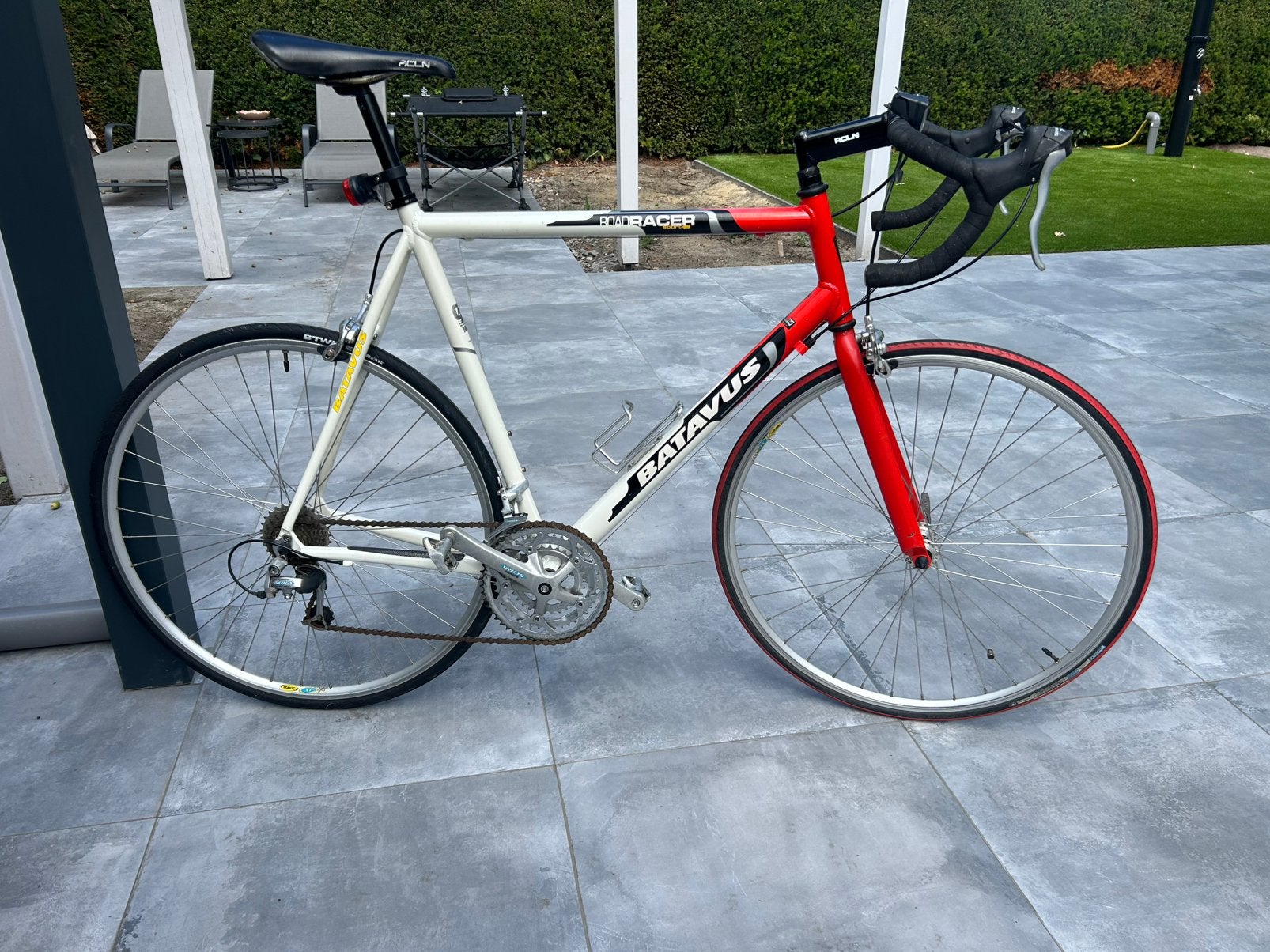 Batavus racefiets frame maat 56, Ophalen, 28 inch, Gebruikt, Velgrem