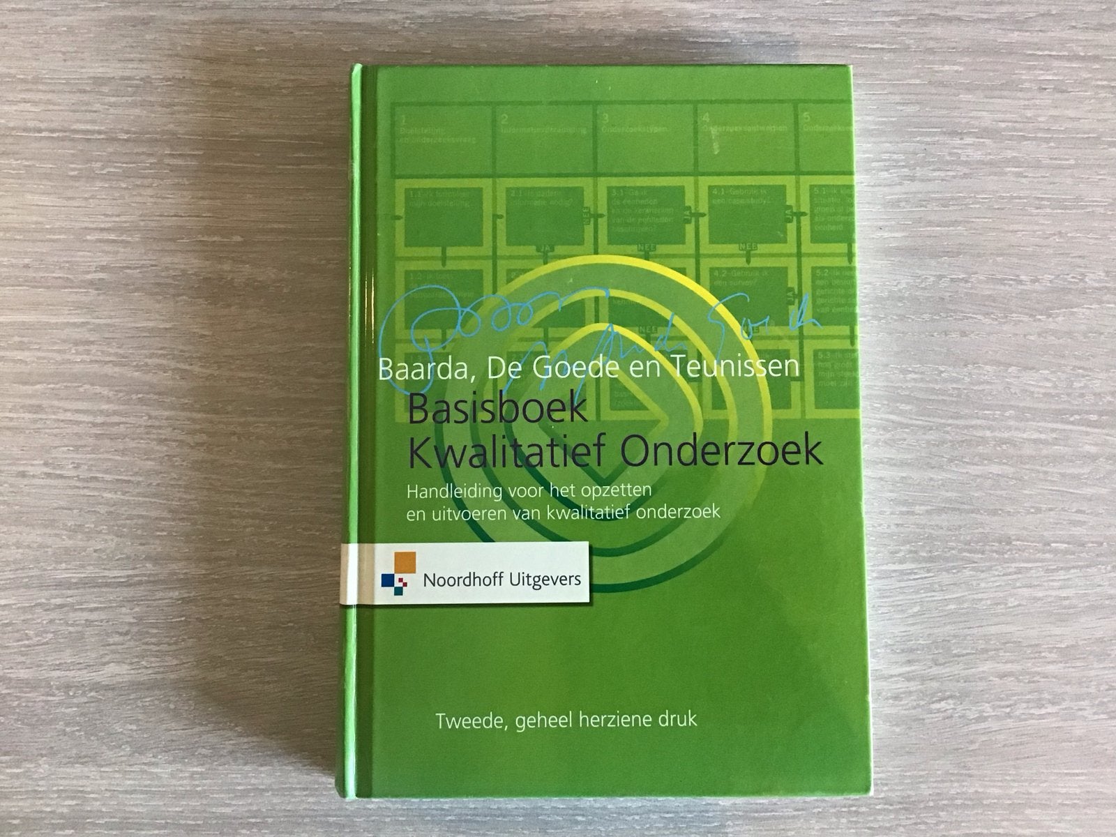 Basisboek Kwalitatief Onderzoek - Baarda, De Goede, Teunisse, Boeken, Ophalen of Verzenden, Zo goed als nieuw, HBO