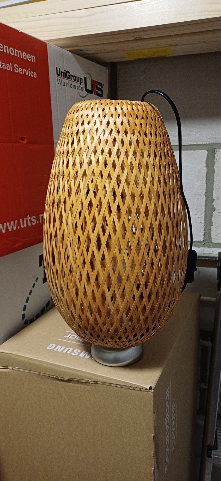 Lamp, Huis en Inrichting, Lampen | Tafellampen, Ophalen, Gebruikt, Overige merken, Met schakelaar