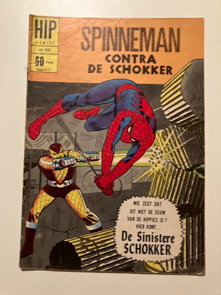 Hip Comics Spinneman Contra De Schokker - Nr. 1822, Eén stripboek, Ophalen of Verzenden, Gelezen