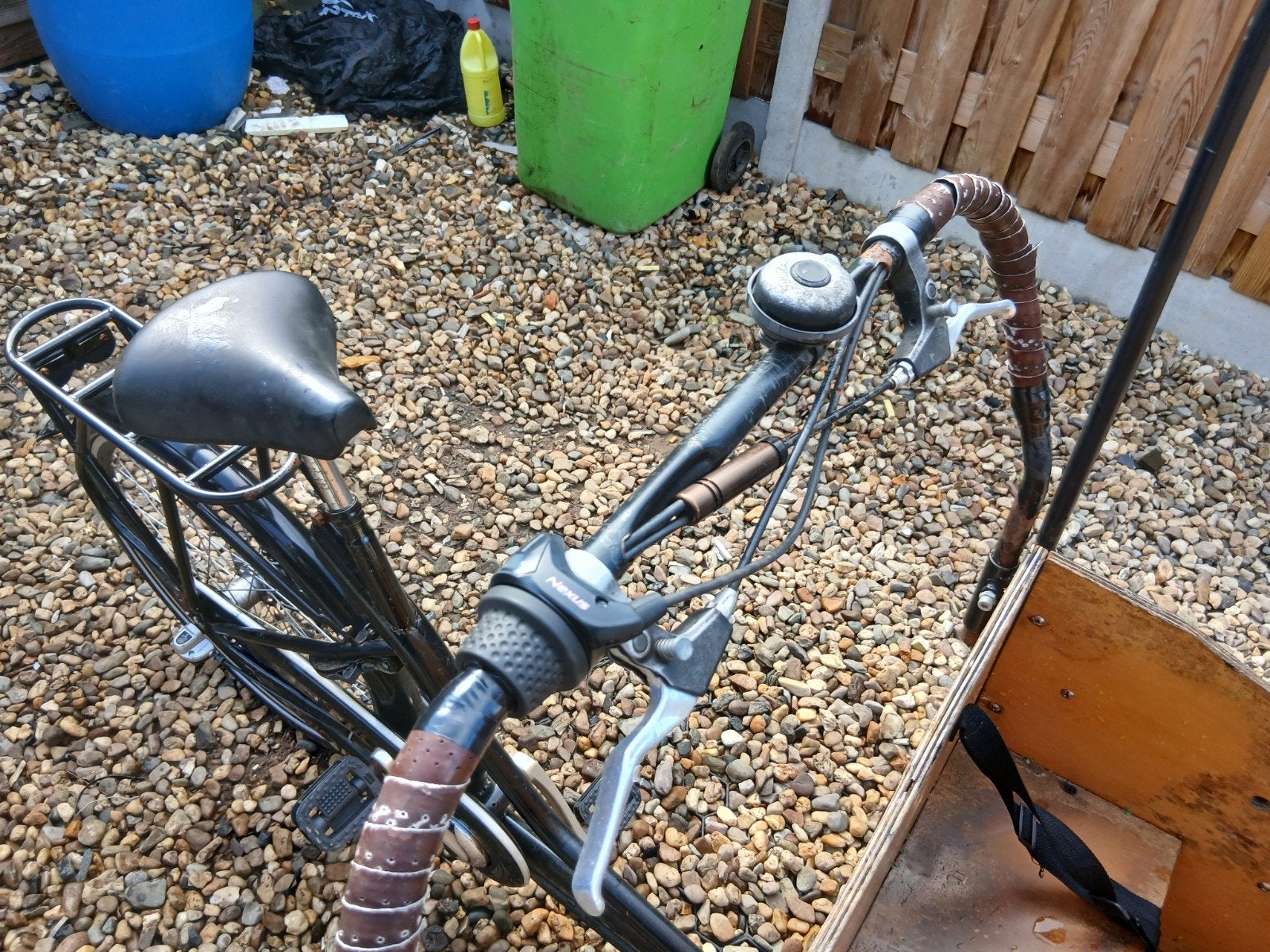 Kangaroo bakfiets met versnellingen, Gebruikt, 2 kinderen, Trommelrem, Ophalen