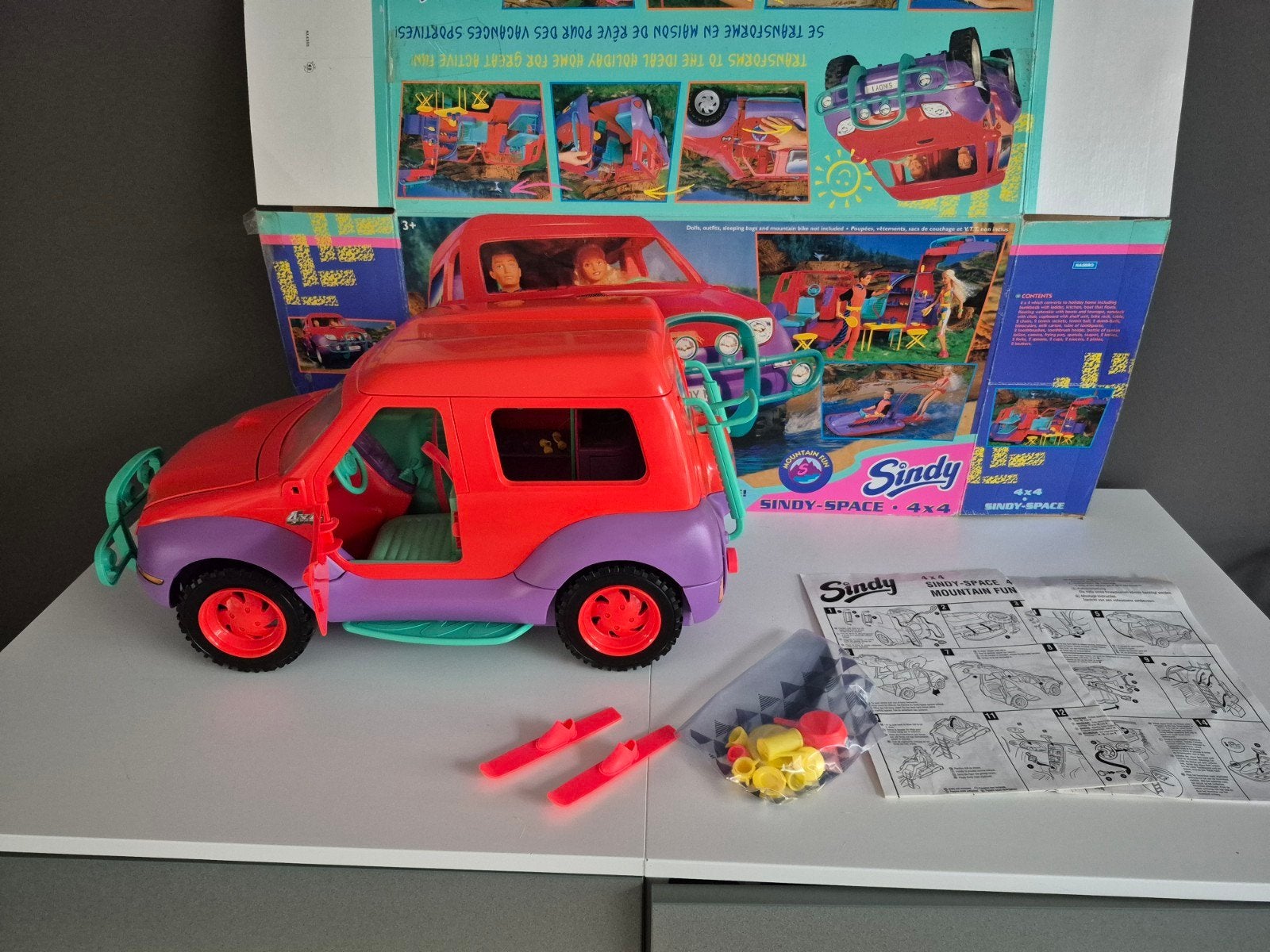 Vintage Sindy Barbie Camper 4x4 - Sindy Space 1994, Ophalen of Verzenden, Gebruikt
