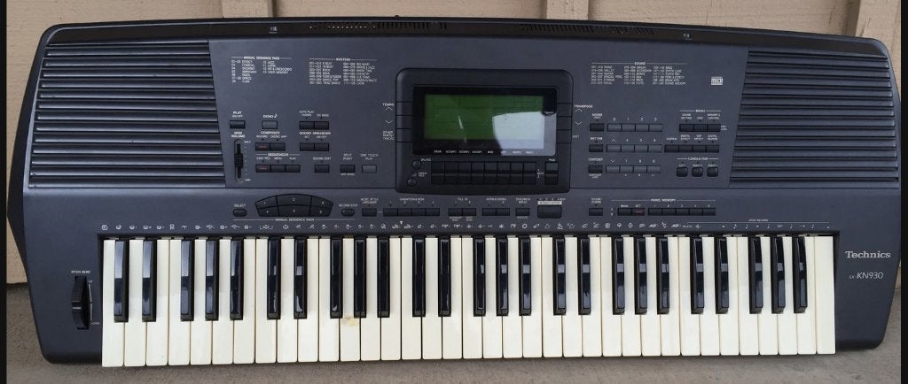 Te koop Echte Vintage Technics sx-KN930, Ophalen, Aanslaggevoelig, Technics, 61 toetsen