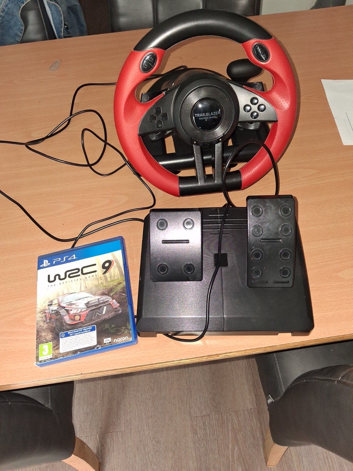 Thrustmaster T80 Racing Wheel & WRC 9 PS4 PS5 Pc, Ophalen, Zo goed als nieuw, PlayStation 4