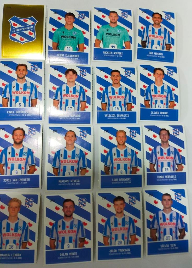 SC Heerenveen voetbalplaatjes, Ophalen of Verzenden