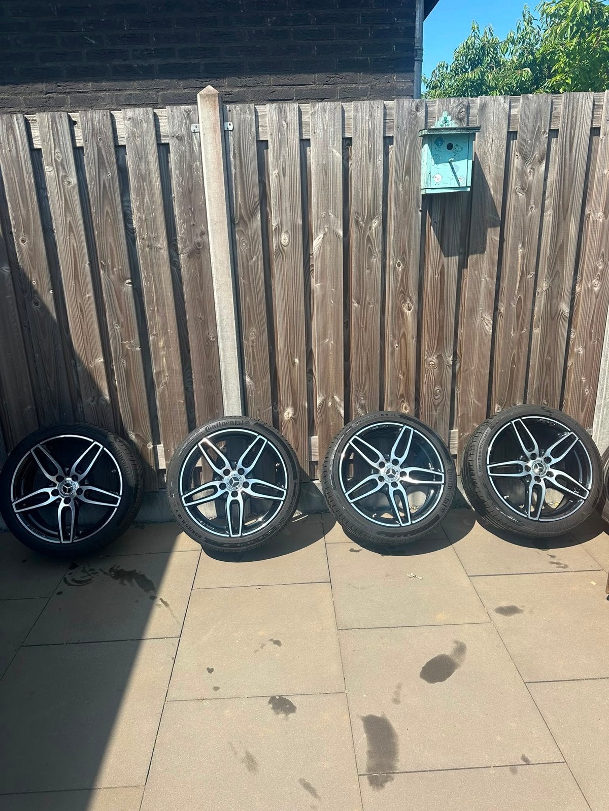 Originele Mercedes 19 inch zomerbanden - Zo goed als nieuw, Ophalen, Gebruikt, Band(en), 20 inch