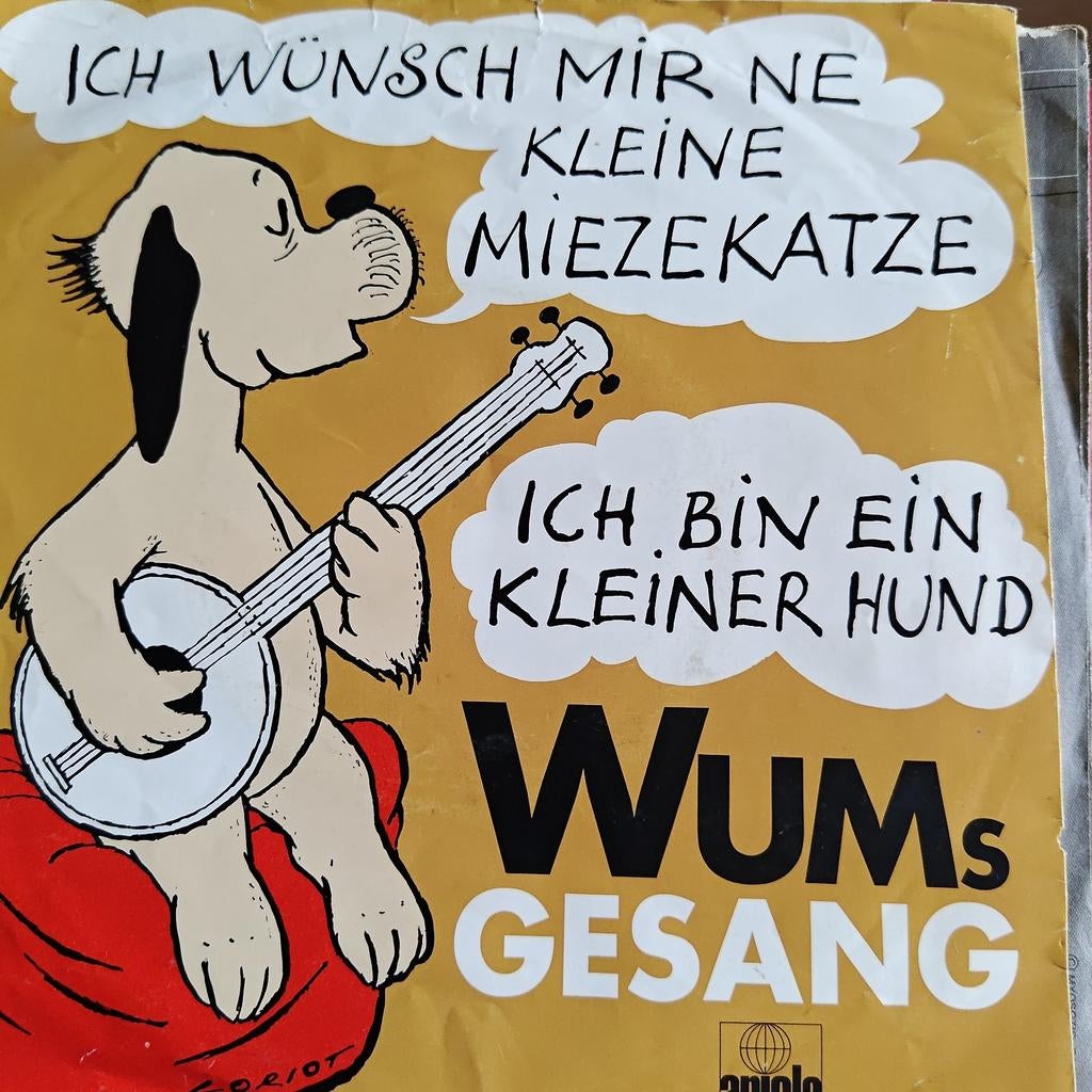 Wums Gesang - Ich wünsch mir 'ne kleine Miezekatze, Ophalen of Verzenden, Gebruikt, 7 inch