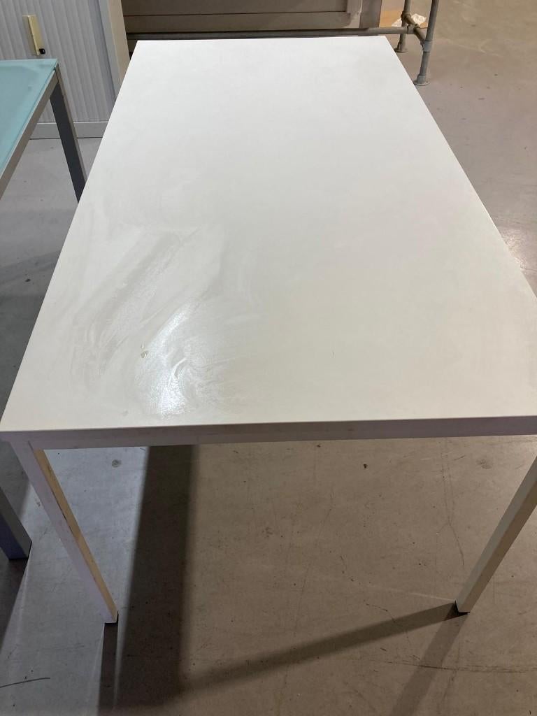 tafel wit, Huis en Inrichting, Ophalen, Rechthoekig, 200 cm of meer, 50 tot 100 cm