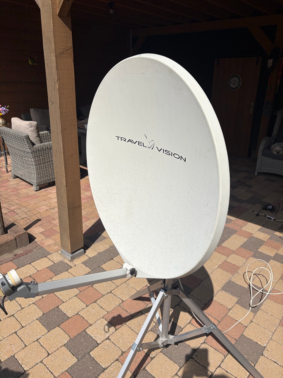 Travel Vision R6 80 schotelantenne, Ophalen of Verzenden, Gebruikt, (Schotel)antenne, Overige merken