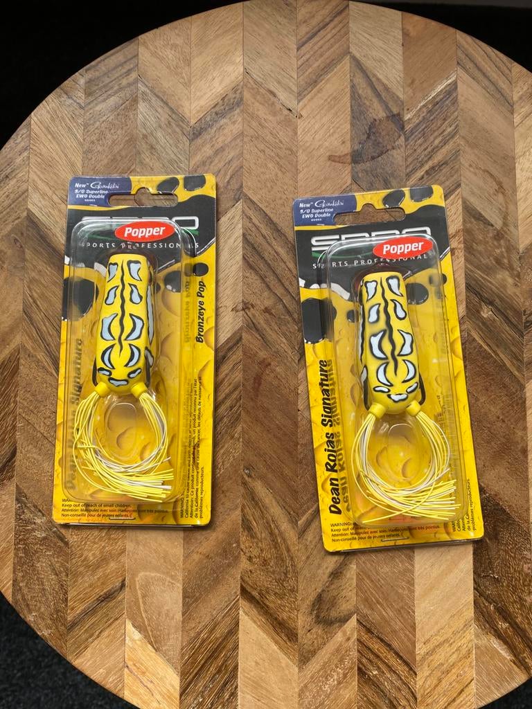 Spro Bronzeye Pop frog 6cm Rainforrest Yellow, D, Overige typen, Nieuw, Ophalen of Verzenden