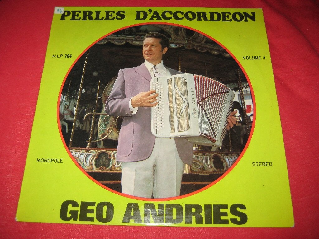LP, Geo Andries: Perles d` Accordeon, Vol. 1, Ophalen of Verzenden, Zo goed als nieuw, LP