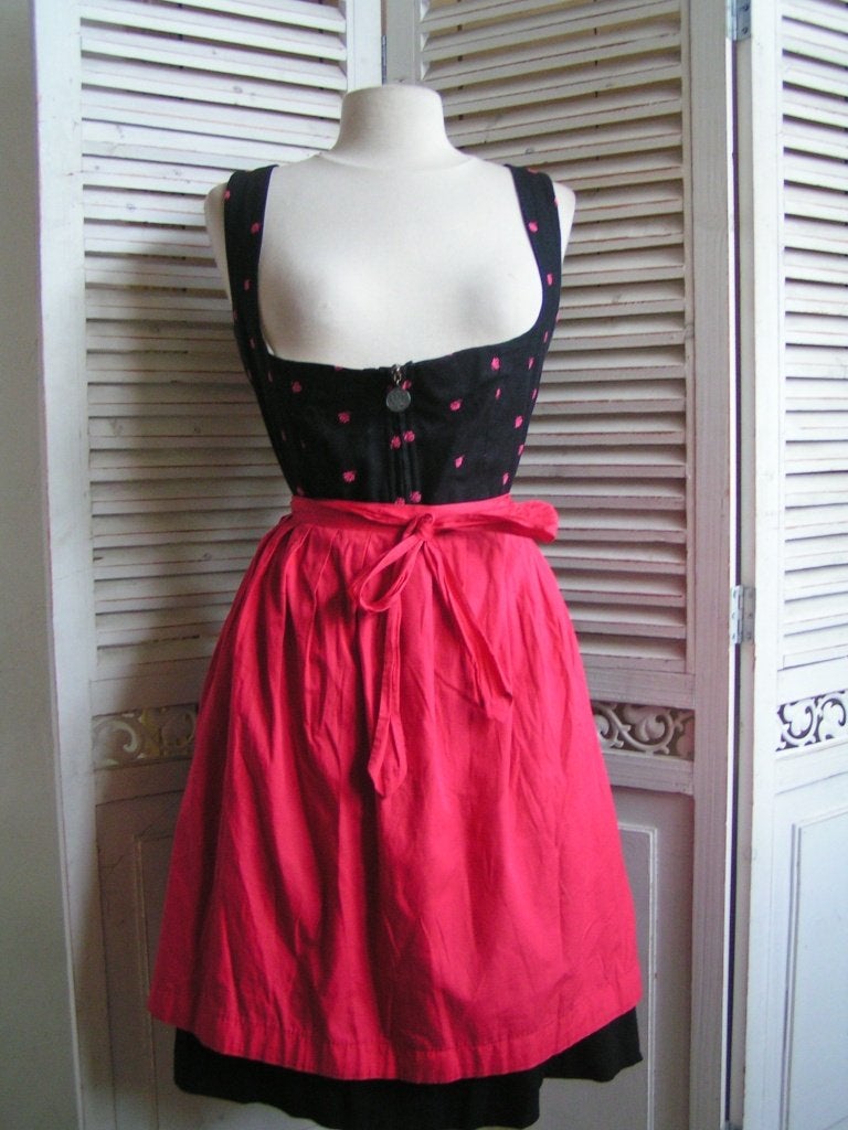 tiroler dirndl jurk en schort maat 40 nr RR 774, Kleding | Dames, Carnavalskleding en Feestkleding, Maat 38/40 (M), Carnaval, Verzenden