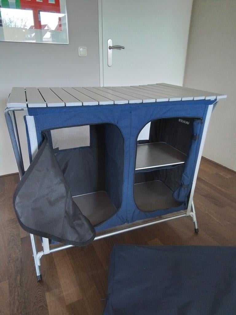 Campingkeuken Kooktafel keukenkast Vrijbuiter, Verzenden, Campingstoel
