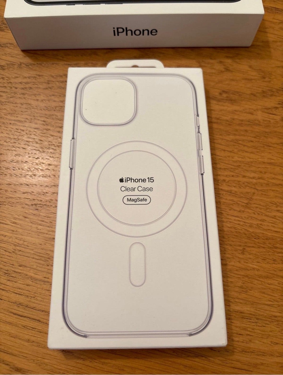 NIEUW iPhone 15 Clear Case met MagSafe, Telecommunicatie, Kunststof, IPhone 15, Nieuw, Hoesje of Tasje
