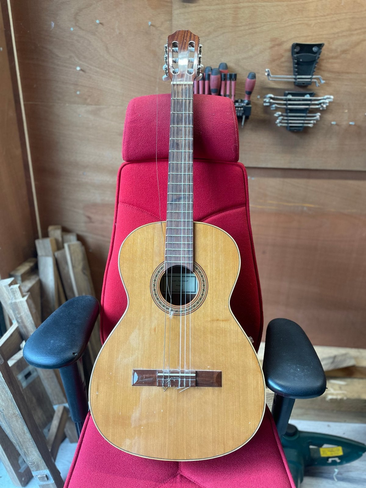 Juan Salvador Modelo 2 Klassieke Gitaar - Made in Spain, Ophalen of Verzenden, Gebruikt, Klassieke of Spaanse gitaar