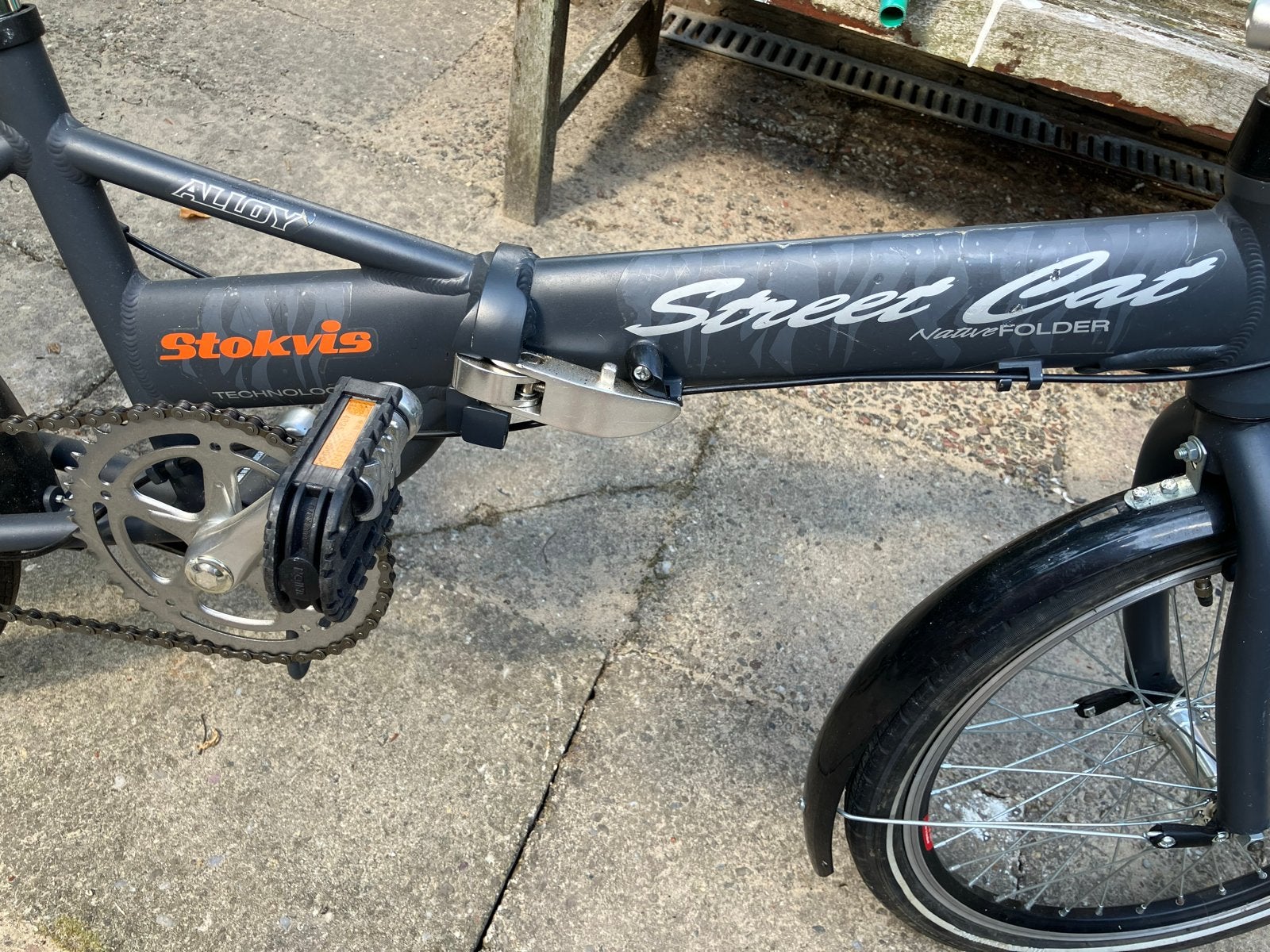 Stokvis Alloy Street Cat vouwfiets, 20 inch of meer, Gebruikt, Velgrem, Versnellingen