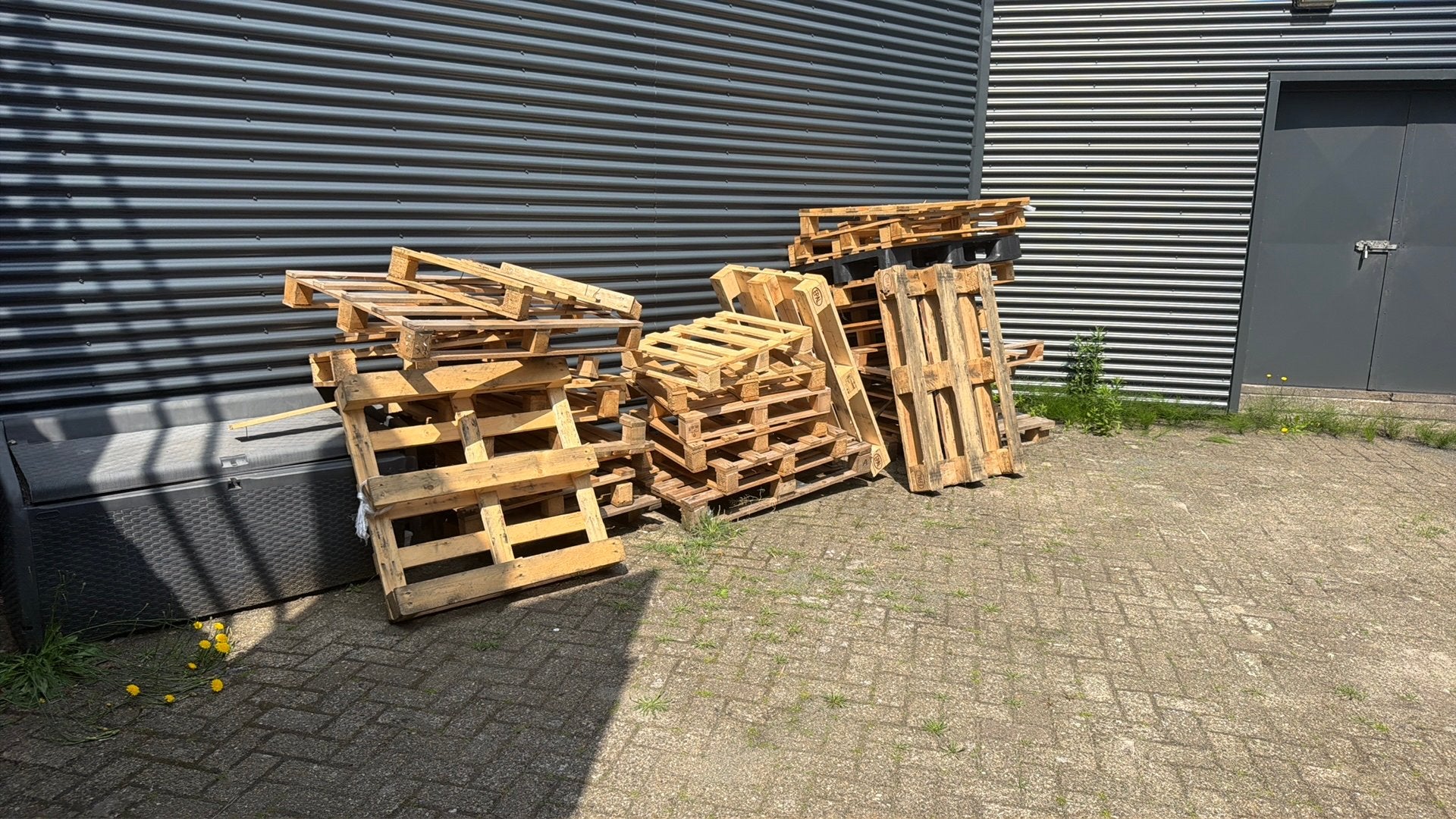 Pallets gratis afhalen in Rdam Spaanse polder., Minder dan 3 m³, Ophalen