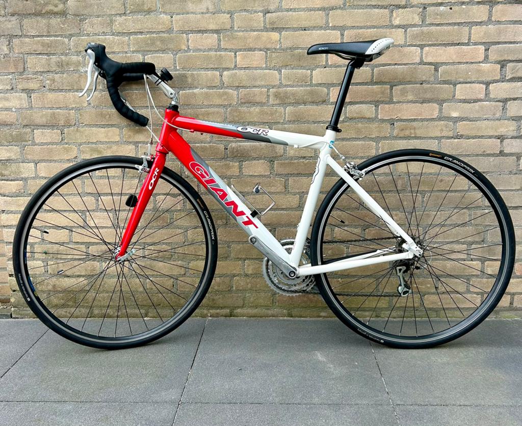 Giant OCR maat M racefiets -rood/wit- rijklaar, Ophalen, Aluminium, Giant, Zo goed als nieuw