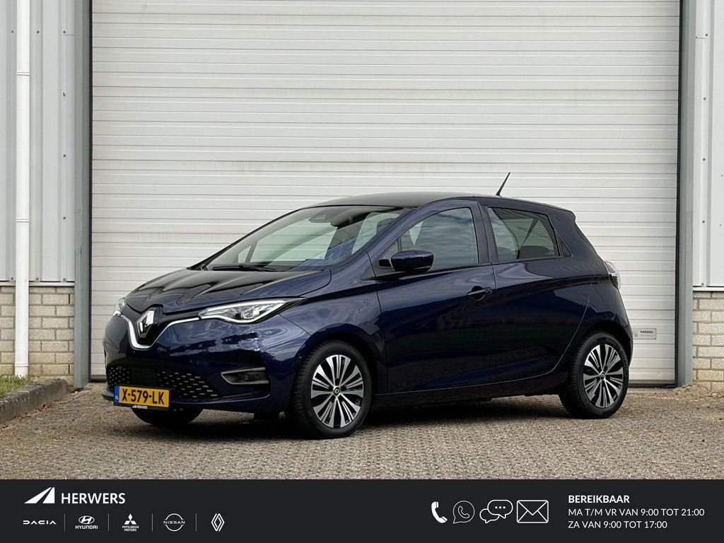 Renault ZOE R135 Serie Limitee Riviera 52 kWh /SOH 95% / KOO, 136 pk, Gebruikt, Blauw, 180 min