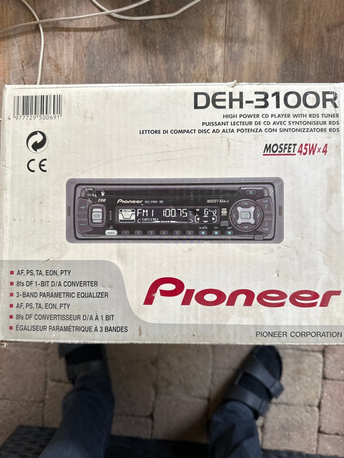 Pioneer DEH-3100R CD-speler met RDS-tuner, Ophalen of Verzenden, Gebruikt