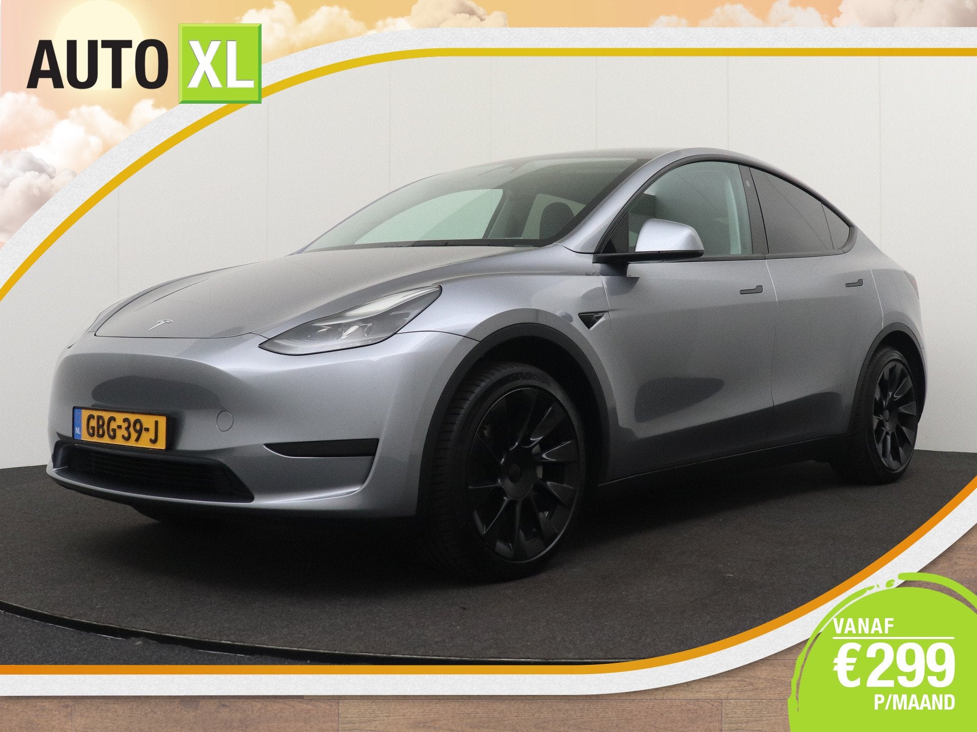 Tesla Model Y Long Range RWD 75 kWh (96%SOH) Full Self-Drivi, Auto's, Automaat, Dealer onderhouden, Achterwielaandrijving, Gebruikt