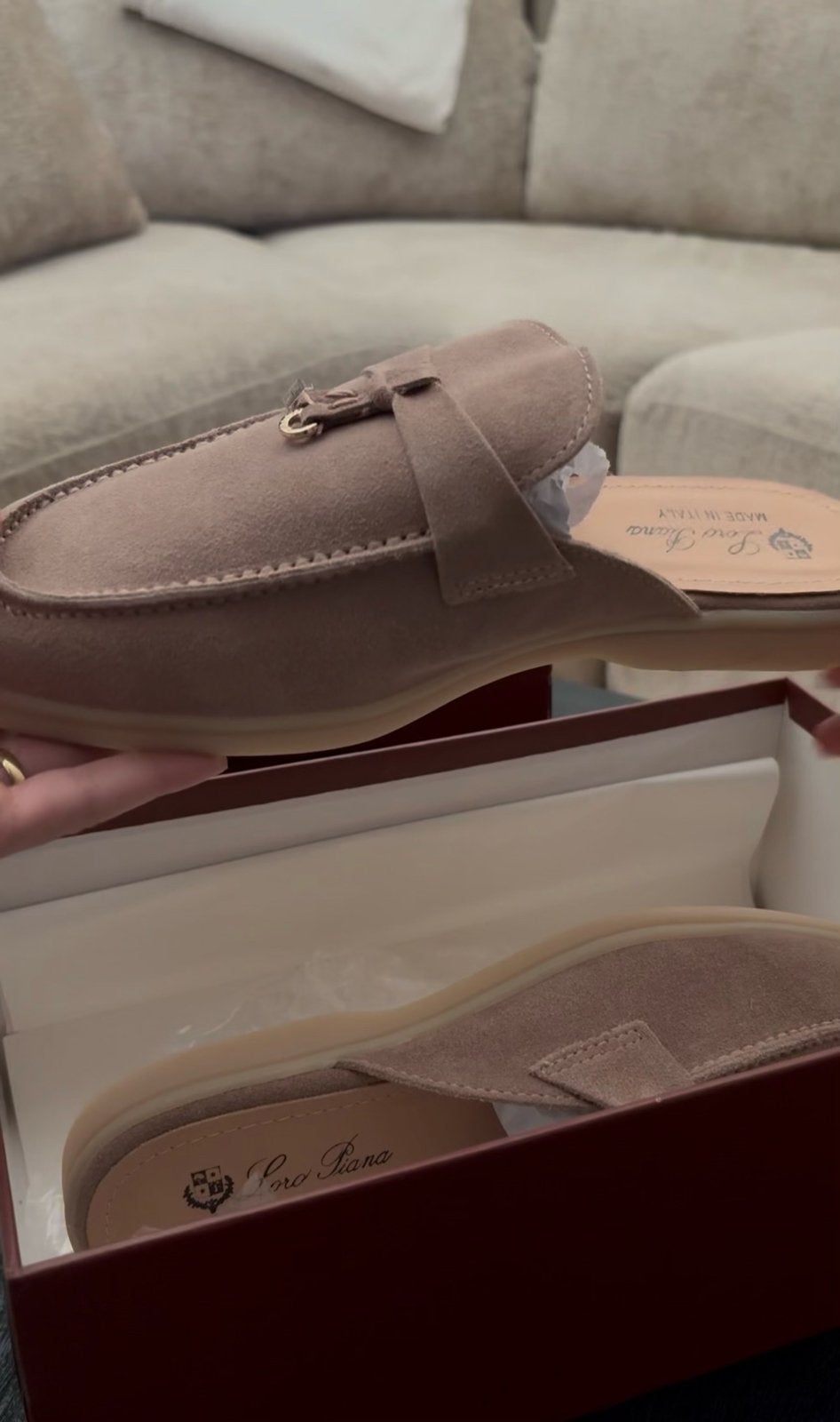 Loro piana instappers maat 39/40, Kleding | Dames, Ophalen of Verzenden, Nieuw, Instappers