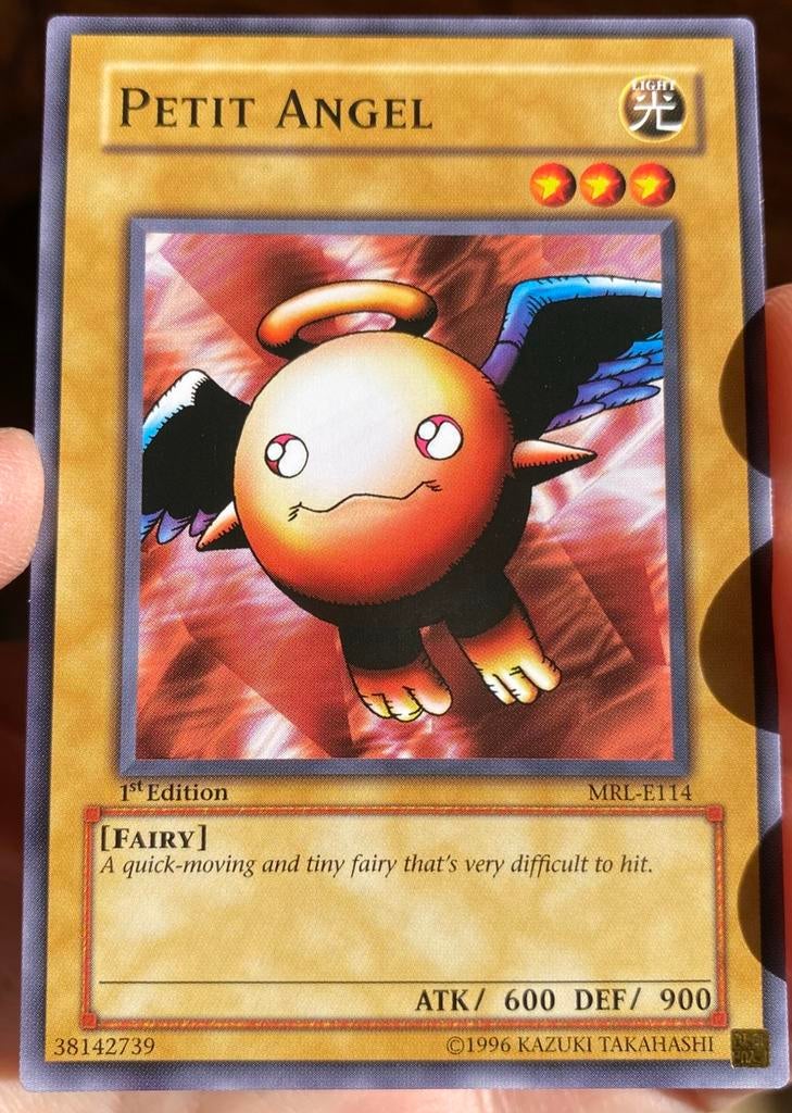 Yu-Gi-Oh! Petit Angel MRL 1st Edition !, Ophalen of Verzenden, Zo goed als nieuw, Losse kaart
