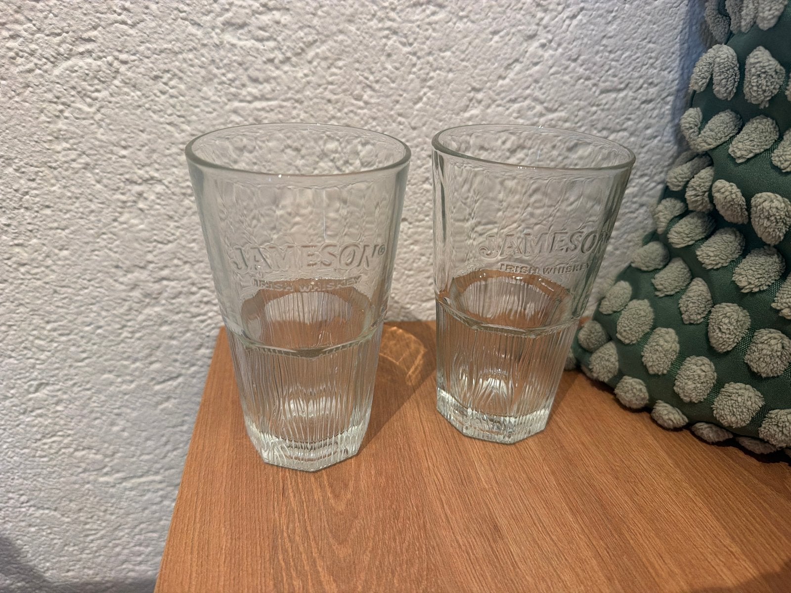 Set van 2 Jameson whisky glazen, Glas of Glazen, Overige merken, Vintage, Nieuw