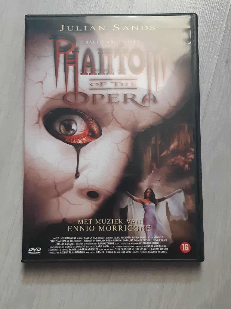 Phantom of the Opera DVD : Dario Argento, Vanaf 16 jaar, Verzenden, Gebruikt, Overige genres